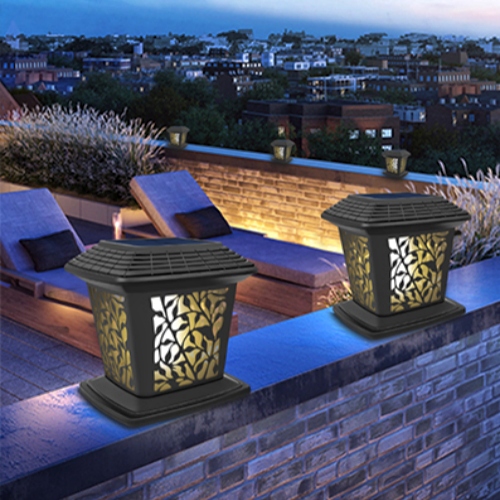 LED Solar Post Lantern